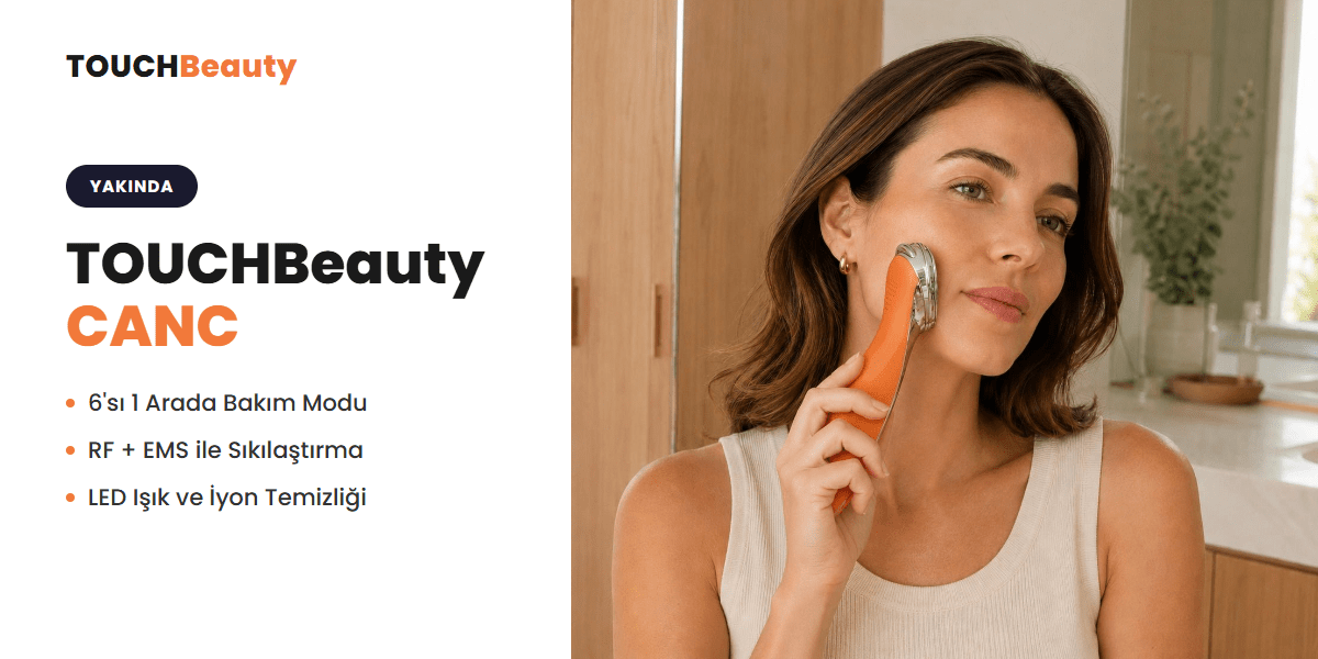 TOUCHBeauty™ CANC Çok Fonksiyonlu Cilt Bakım Cihazı – RF + EMS + LED + İyon Terapisi - TouchBeauty