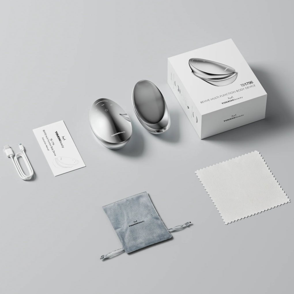 TOUCHBeauty™ REVIVE Vücut Sıkılaştırma ve Şekillendirme Cihazı – RF + EMS + Işık Terapisi - TouchBeauty
